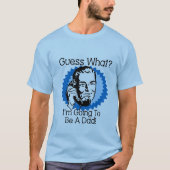 Het wordt een blauwe papa t-shirt (Voorkant)