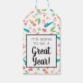 Het wordt een geweldig jaar terug naar school cadeaulabel (Voorkant)