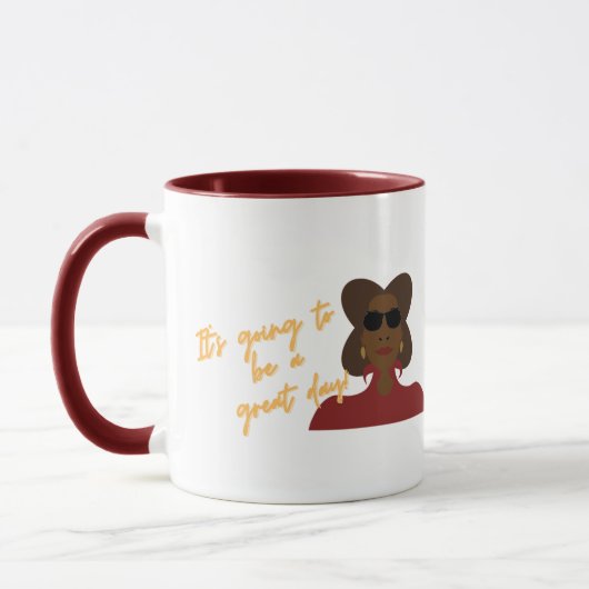 Het wordt een geweldige dag Mok (Links)