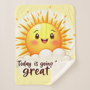 Het wordt een geweldige dag sherpa deken