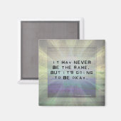 Het wordt een goed Inspirerend citaat. Magneet (Voorkant / Achterkant)