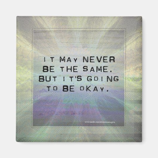 Het wordt een goed Inspirerend citaat. Magneet (Voorkant)