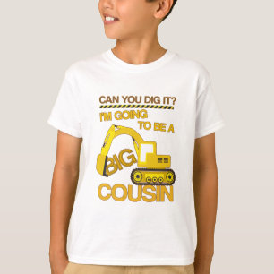 Het wordt een groot neef dat T-shirt bouwt