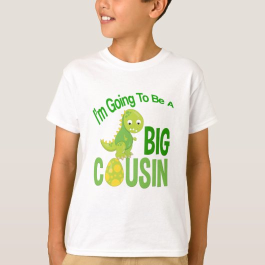 Het wordt een groot neef-dinosaurus-T-shirt T-shirt (Voorkant)