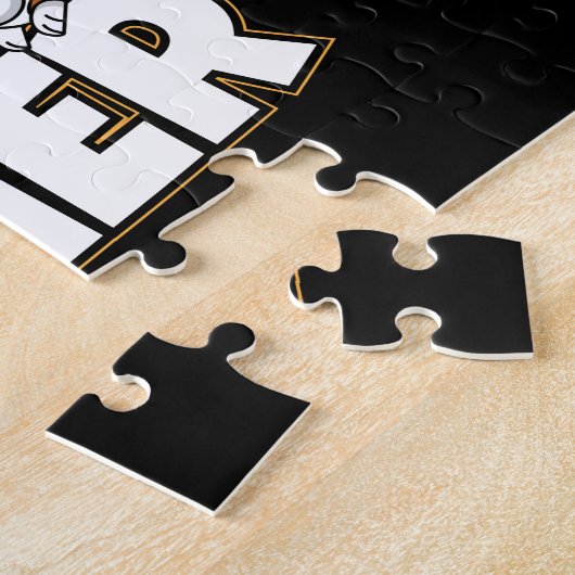 Het wordt een grote broer - een nieuwe babybroer legpuzzel (Zijkant)