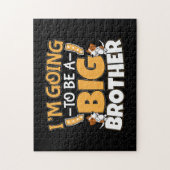 Het wordt een grote broer - een nieuwe babybroer legpuzzel (Verticaal)