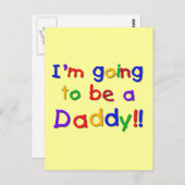 Het wordt een pap-primaire kleuren briefkaart (Voorkant / Achterkant)