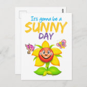 Het wordt een zonnige dag briefkaart (Voorkant / Achterkant)