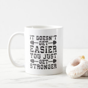 Het wordt niet eenvoudiger, je wordt alleen maar s koffiemok