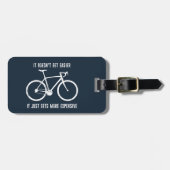 Het wordt niet makkelijker, het wordt alleen maar  bagagelabel (Voorkant horizontaal)