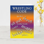 Het worstelen de Toernooien winnen Kaart (Gele Bloem)