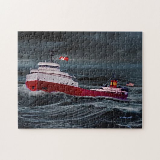 HET WRAK VAN DE EDMUND FITZGERALD LEGPUZZEL (Horizontaal)