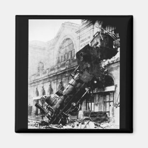 Het Wrak van de trein in Montparnasse, 22 Oktober Magneet