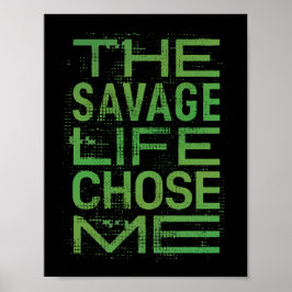 Het wrede leven koos me poster