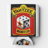 Het Yahtzee Manifest Koelbox Blikjeskoeler (Achterkant)