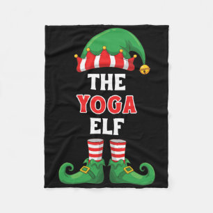 Het Yoga Elf Shirt Grappige Kerst Voor Yogi Namast Fleece Deken
