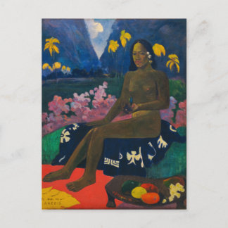 Het zaad van de Areoi Fine Art Gauguin Briefkaart