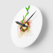 Het zaadje van het poster van het levenscanvas dru ronde klok (Hoek)