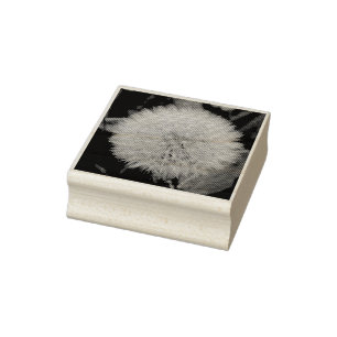 Het zaaien Paardebloem Bloem Houten Kunstzegel Rubberstempel