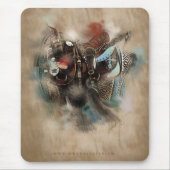 Het zadels - Mousepad Muismat (Voorkant)