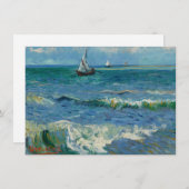 Het Zee bij Les Saintes Maries de la Mer | Van Gog Bedankkaart (Voorkant / Achterkant)