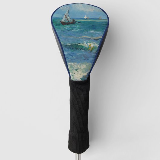 Het Zee bij Les Saintes Maries de la Mer | Van Gog Golfheadcover (Voorkant)