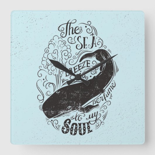 Het Zee Breeze is parfumus Vierkante Klok (Voorkant)