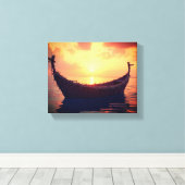 Het Zee canvas (Insitu (Houten vloer))