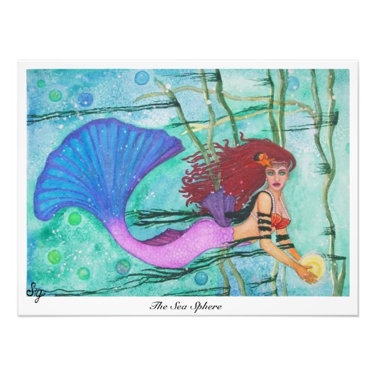 Het Zee Foto Afdruk (Voorkant)