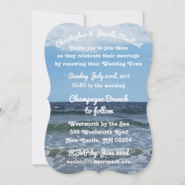 Het Zee High Definition Wedding Invitation Kaart