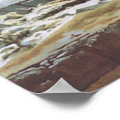 Het Zee Ice (Friedrich 1824) Poster (Hoek)