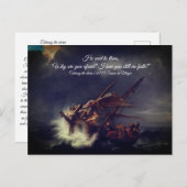 Het Zee kalmeren Briefkaart (Voorkant / Achterkant)