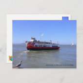 Het Zee over het hoofd zien... Briefkaart (Voorkant / Achterkant)