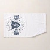 Het Zee roept nautisch Bad Handdoek (Handdoek)