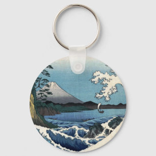 Het Zee Satta in de provincie Suruga, Hiroshige Sleutelhanger