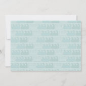 Het Zee Submarine Birthday Party Afbeelding Kaart (Achterkant)