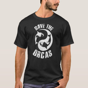 Het Zee van de Orcas Orca Killer Whale Panda Dive  T-shirt