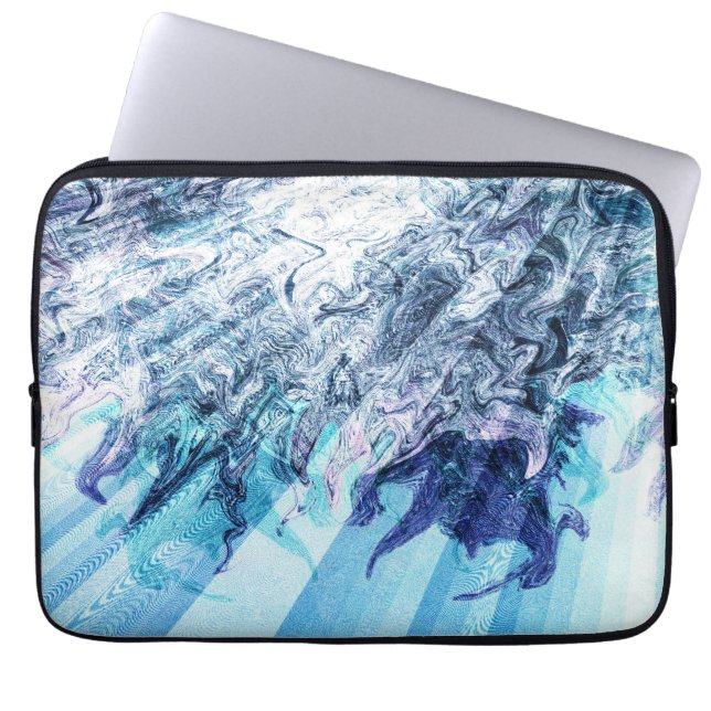 Het Zee van de Rushing..... Laptop Sleeve (Voorkant)