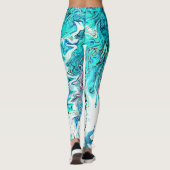 Het Zee van de Rushing..... Leggings (Achterkant)