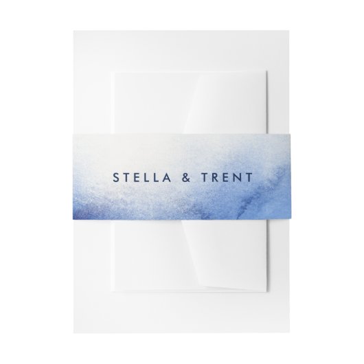 Het Zee / Wrap around band Uitnodigingen Wikkel (Voorkant Voorbeeld)