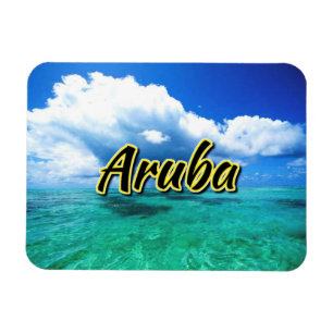 Het zeehemel van Aruba Magneet