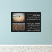 Het zeesterren verhaal canvas afdruk (Insitu (Houten vloer))