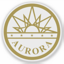 Het zegel van Aurora, Colorado Sticker