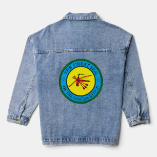 Het zegel van de Choctaw Nation of Oklahoma Denim Jacket