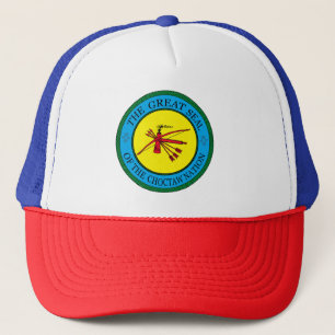 Het zegel van de Choctaw Nation of Oklahoma Trucker Pet