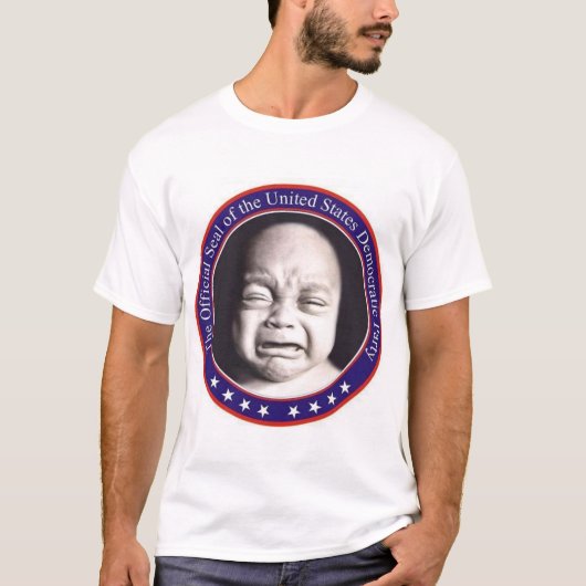 Het zegel van de Democratische Partij T-shirt (Voorkant)