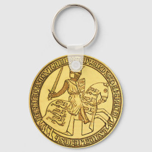 Het zegel van koning Edward I Sleutelhanger