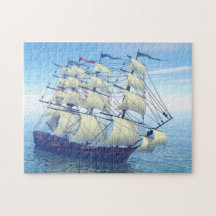 Het zeilschip puzzel