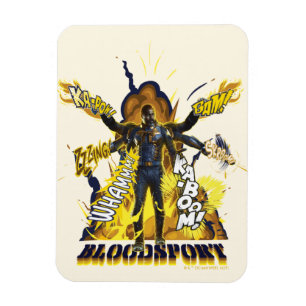 Het Zelfmoordplein   Bloedsport Action Graphic Magneet