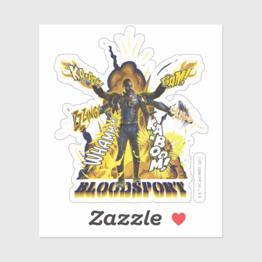 Het Zelfmoordplein | Bloedsport Action Graphic Sticker (Vel)